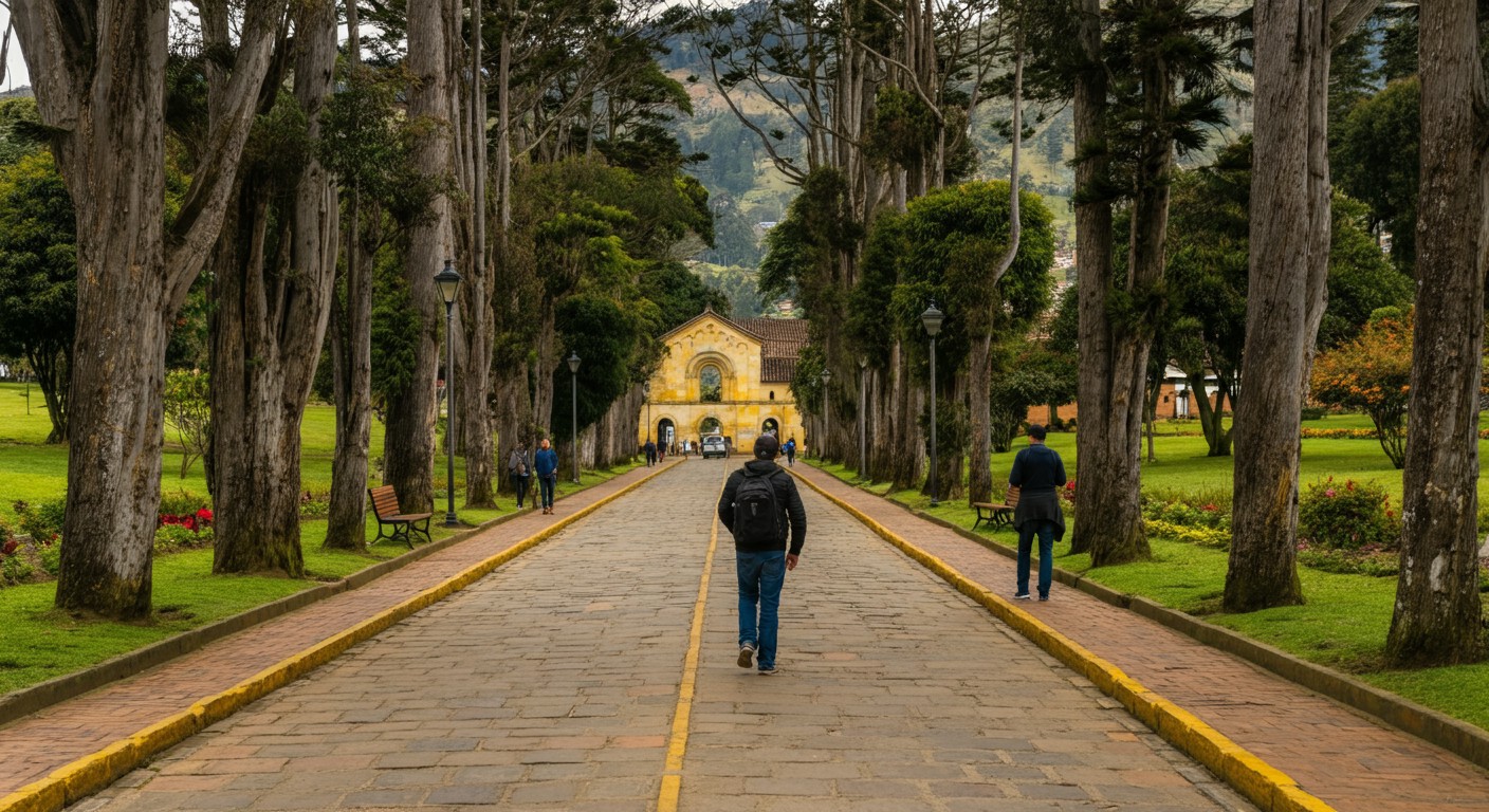 Promenade touristique à Bogotá